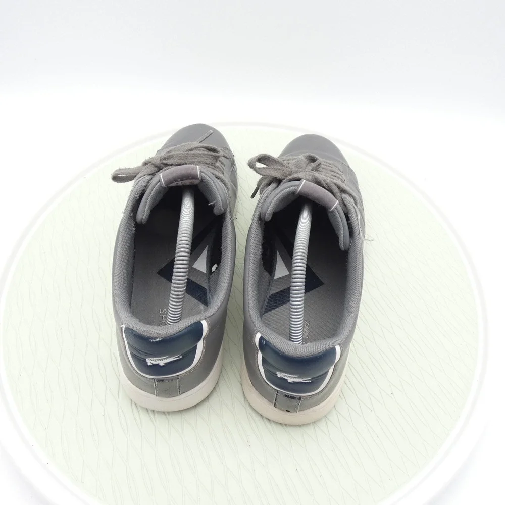 Lacoste Carnaby Evo CT8 SPM Mens Grey Leather Sneakers Size 10 Low Top Shoes